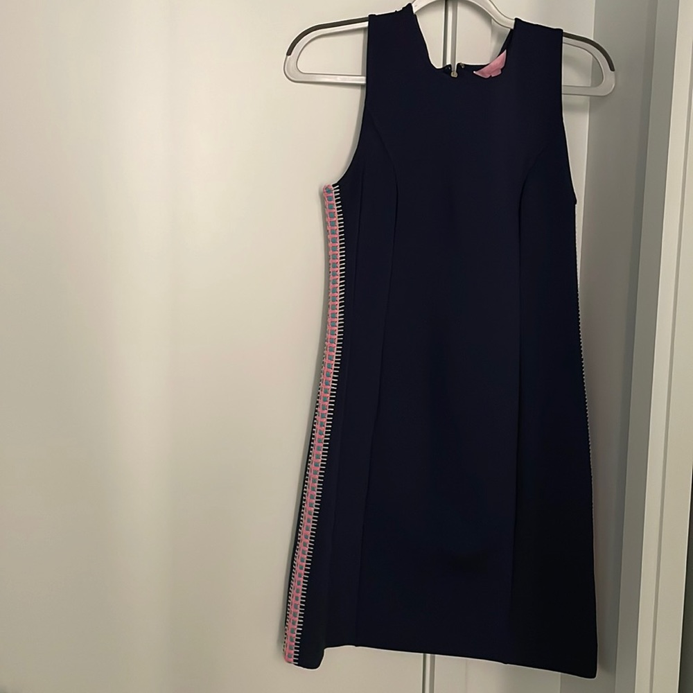 Lily Pulitzer - Navy scuba with a hot pink, turquoise trim…